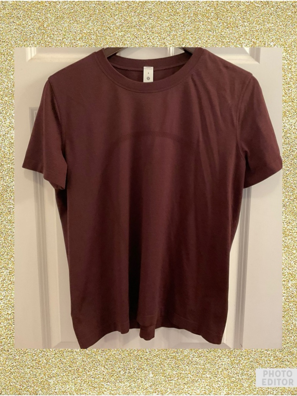 Lululemon Swiftly Relaxed Short-Sleeve Shirt Updated Fit -Size 6 -Goodnight Plum